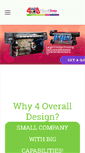Mobile Screenshot of 4overalldesign.com